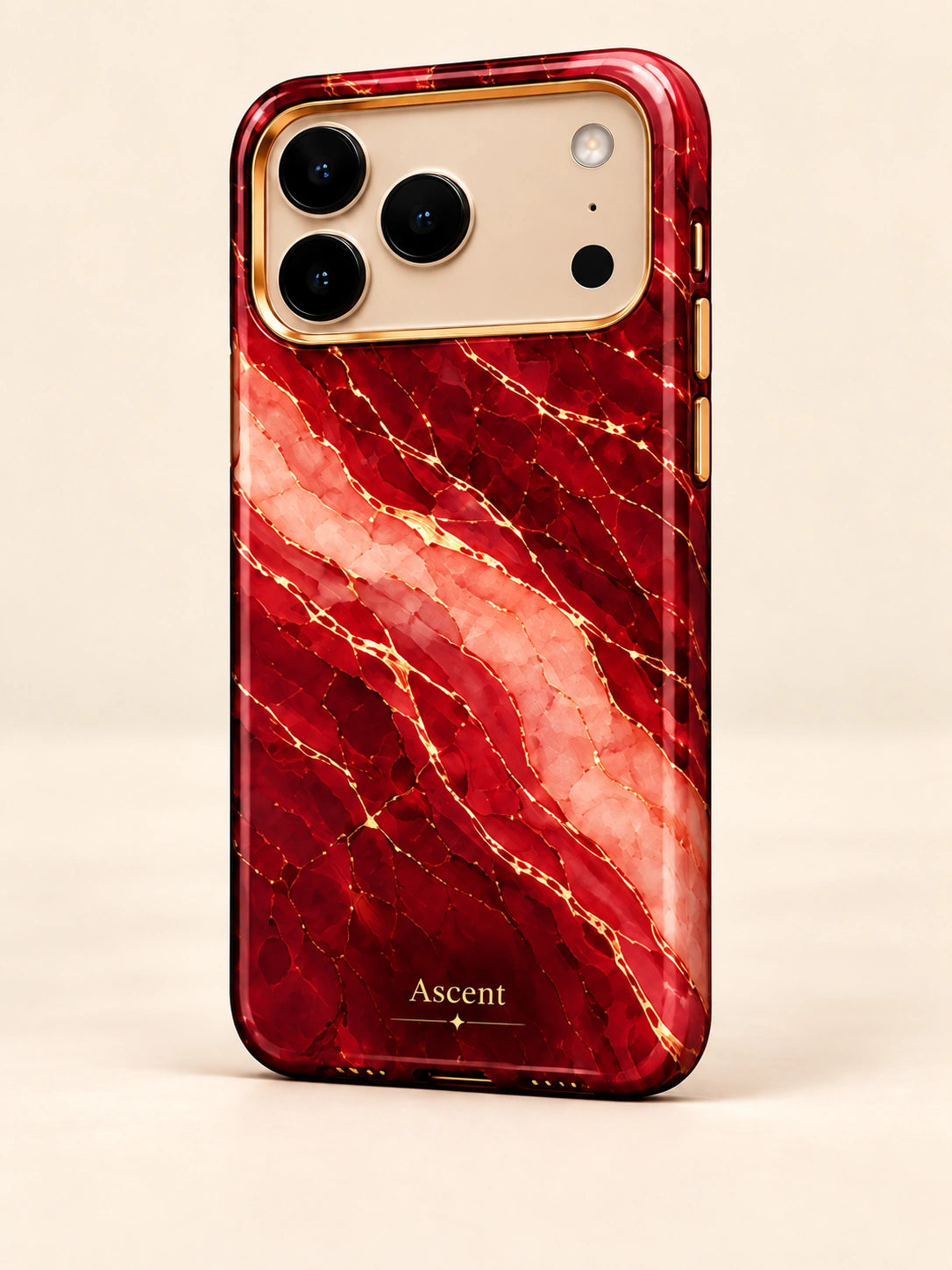 Bordeaux Vein marble case mockup
