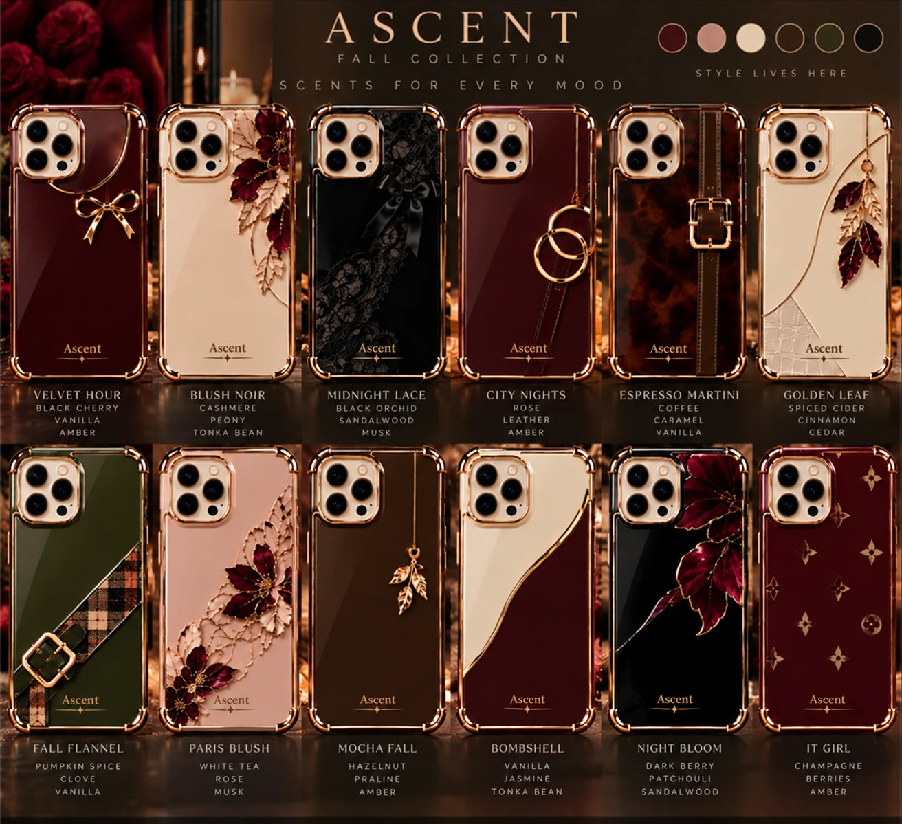 Fall Atelier phone case collection